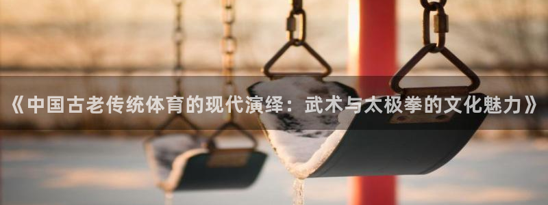 谈球吧体育官网：《中国古老传统体育的现代演绎：武术与太极拳的文化魅力》